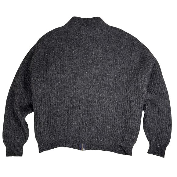 Vintage L.L. Bean Fisherman Cable Knit Sweater XL Made USA Wool Alpaca - Picture 4 of 11